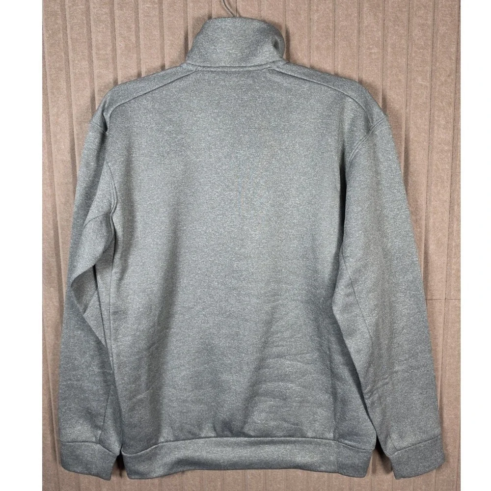 Adidas Climawarm Training Quarter-Zip Sweatshirt, Size Small, Grey/Black - New